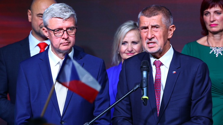 Andrej Babiš odpovídal na dotazy novinářů.