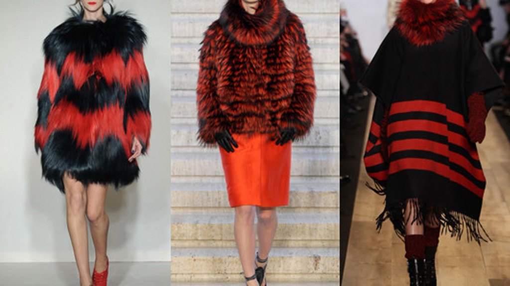 Trend: červená a černá