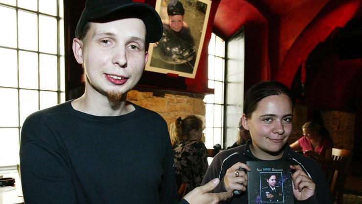 Štěpán Olivie Turek před 16 lety s Aničkou Dajdou.