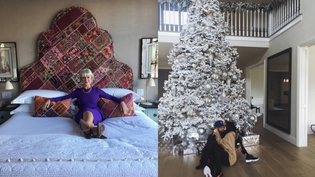 Týden na Instagramu: Selfie královna Helen Mirren a stromečky celebrit Týden na Instagramu: Selfie královna Helen Mirren a stromečky celebrit