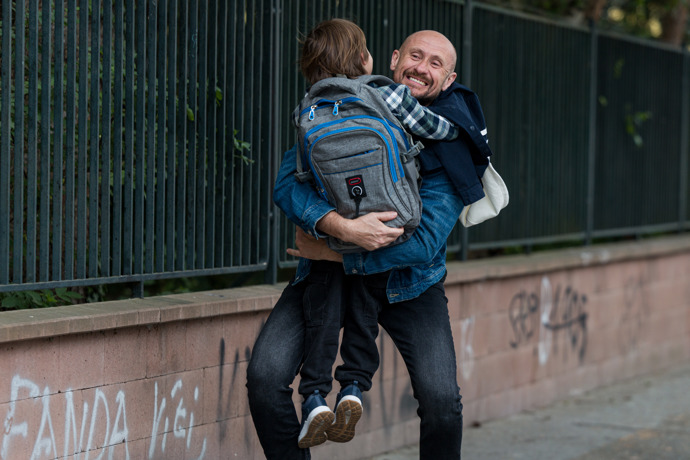 Vladimír si chtěl užít volné odpoledne se synem.
