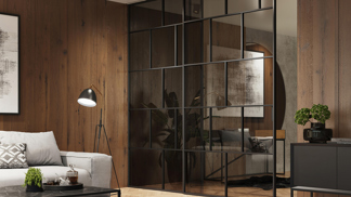 Posuvy pro dveře v minimalistickém designu