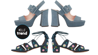 ELLE trend: džínové sandály
