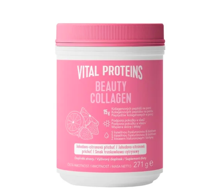 Vital Proteins s příchutí jahody, 999 Kč, prodává Dr.MAx