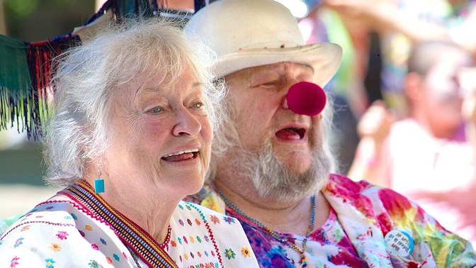 Wavy Gravy s manželkou