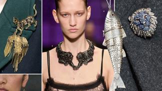 Zvířecí šperky1. Etro, 2. Blumarine, 3. Roberto Cavalli, 4. Tory Burch, 5. Giorgio Armani 