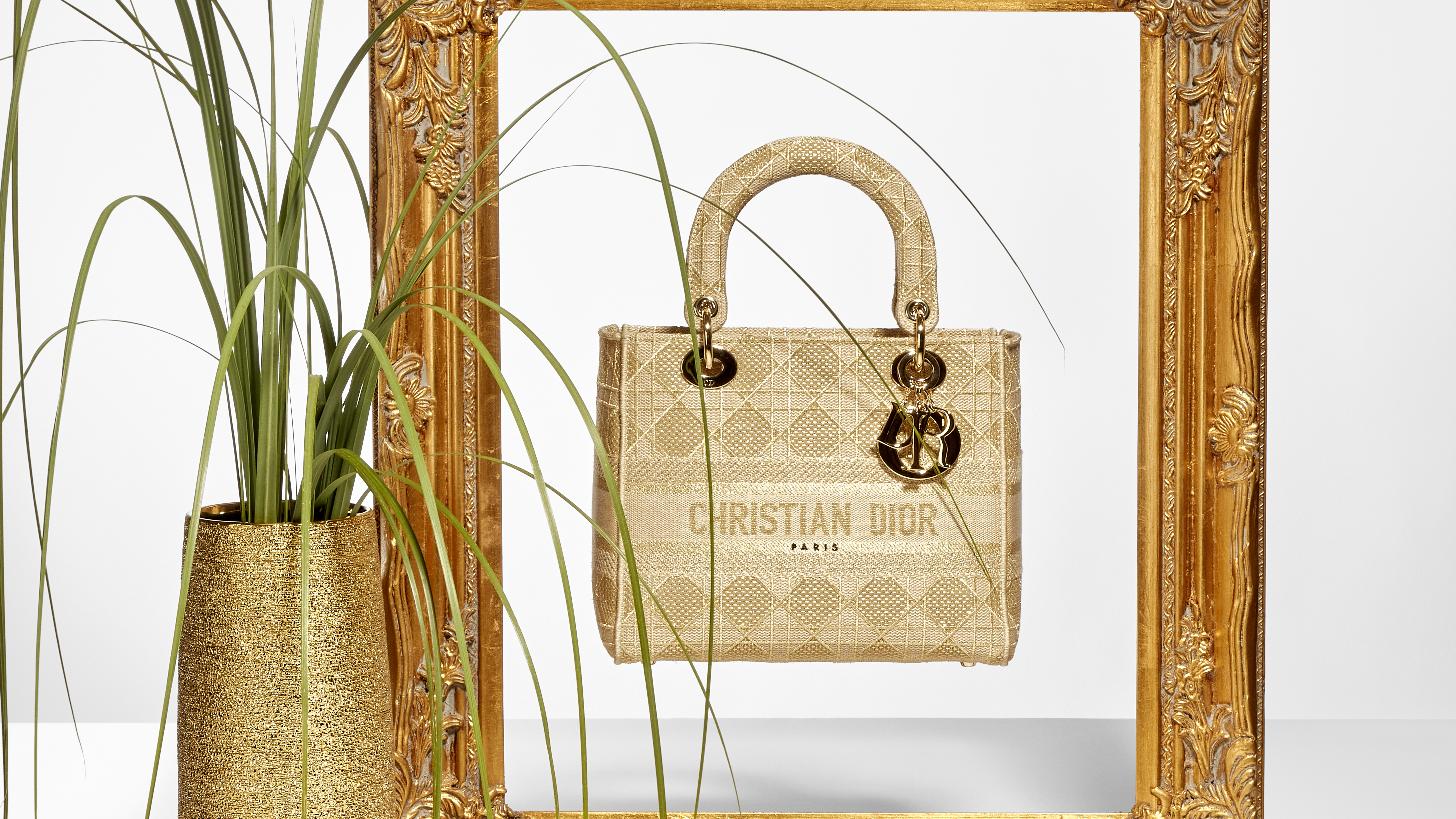 Dior Medium Lady-D Lite Bag