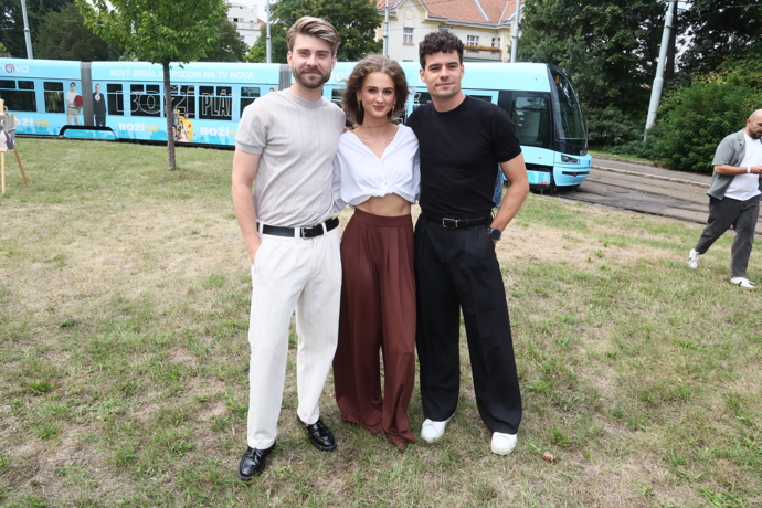 Marek Lambora, Michaela Petřeková a Filip Březina