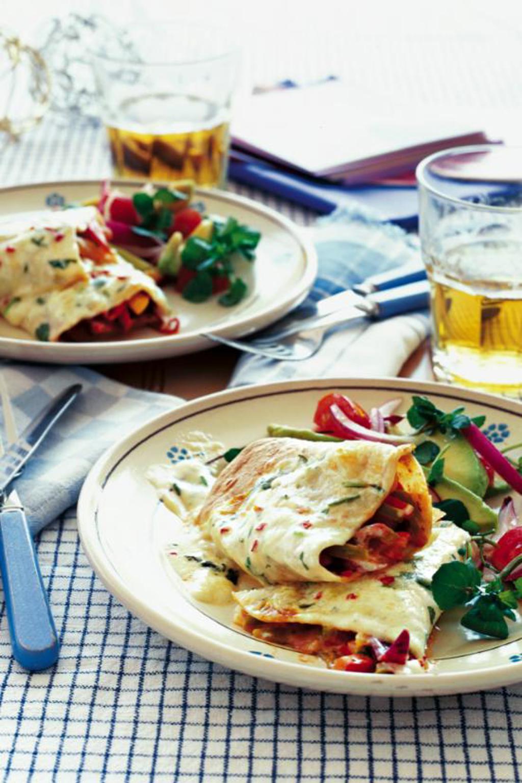 Zapečené enchilady Zapečené enchilady