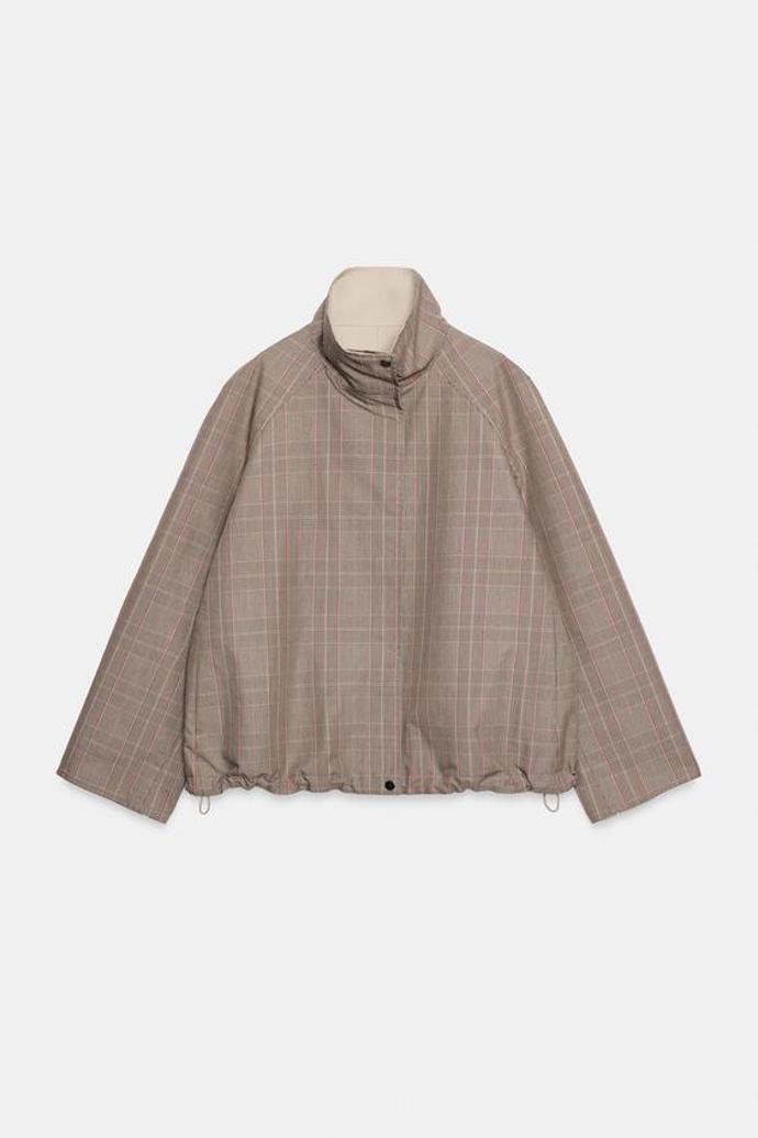 Krátký oboustranný trenčkot, Zara, 1999 Kč