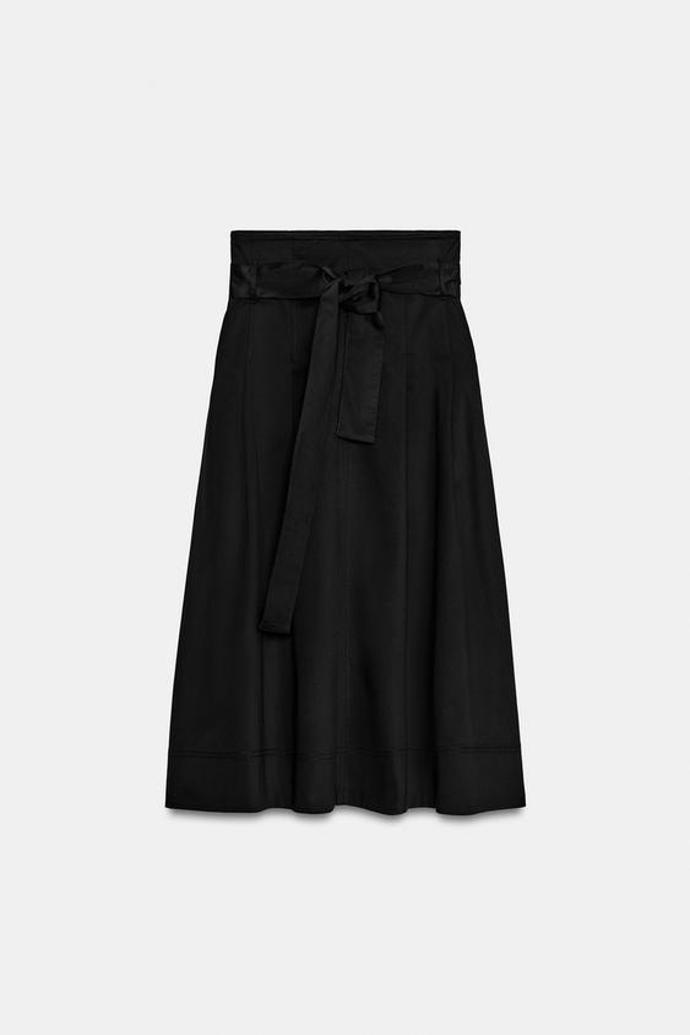 Midi sukně s páskem, Zara, 1499 Kč
