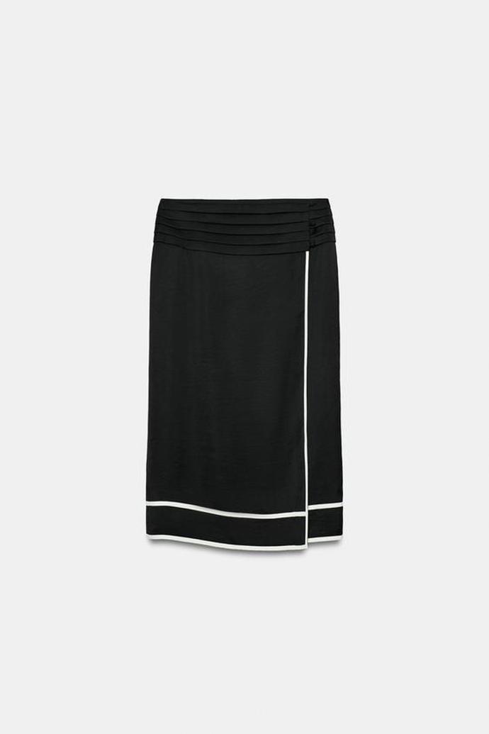 Midi sukně s šerpou, Zara, 1199 Kč