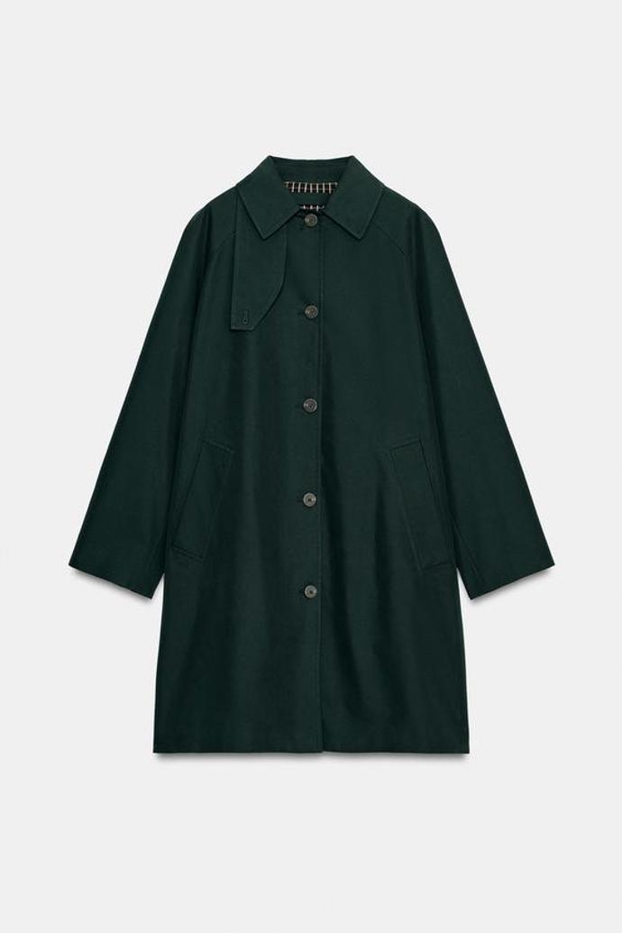 Midi trenčkot, Zara, 1999 Kč