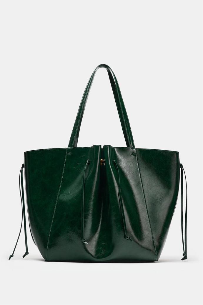 Nabíraná shopper kabelka, Zara, 999 Kč