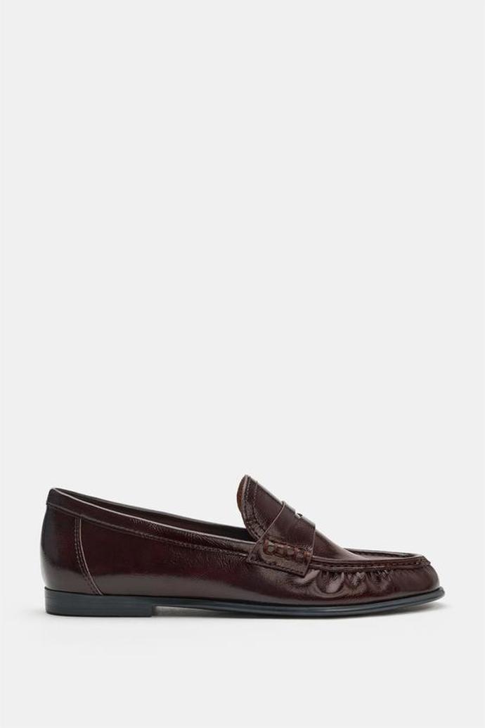 Nabírané mokasíny, Zara, 849 Kč
