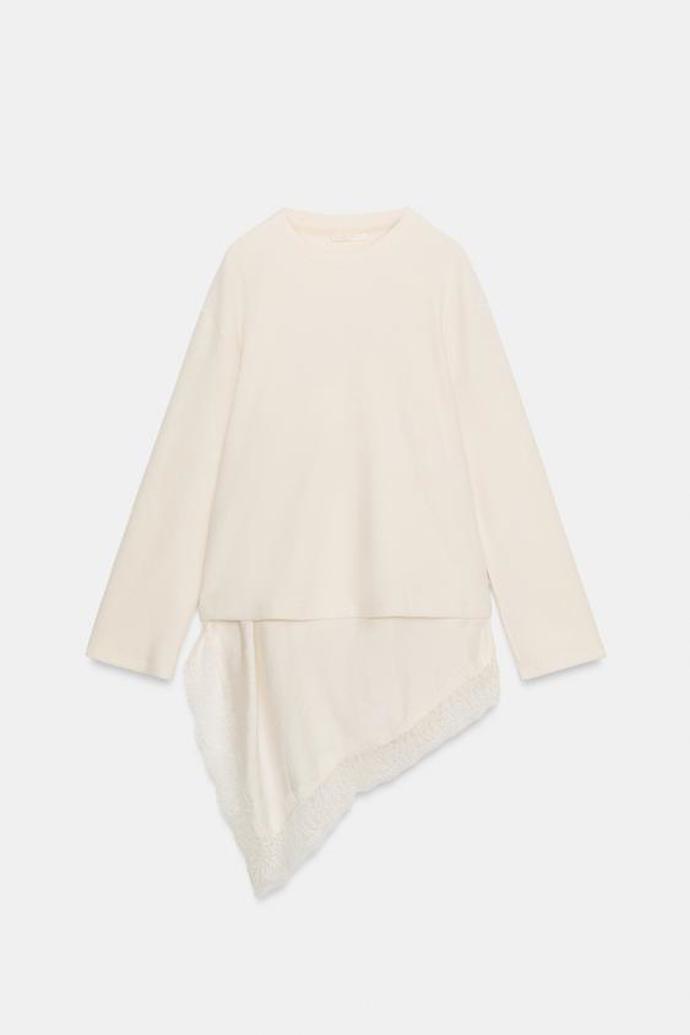 Top s krajkou, Zara, 849 Kč