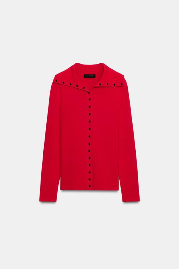 Úpletový kardigan s knoflíky, Zara, 849 Kč