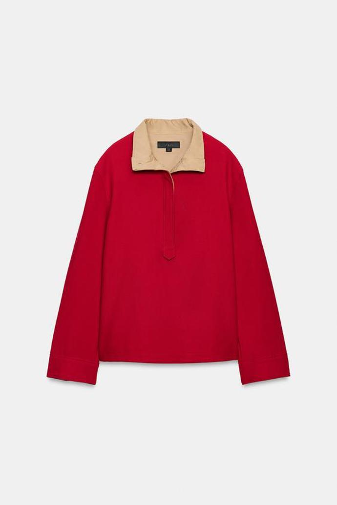 Kontrastní košile, Zara, 1199 Kč