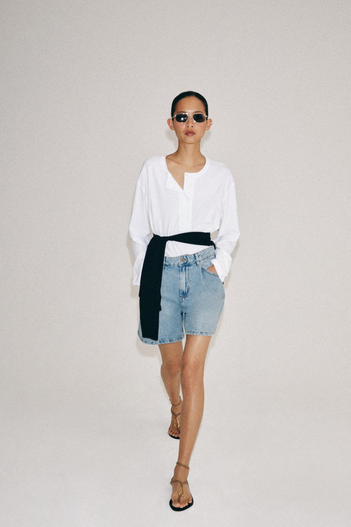Šortky z denimu, Zara, 849 Kč