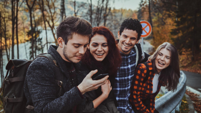 FOTO: přátelé, podzim, výlet