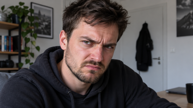 naštvaný