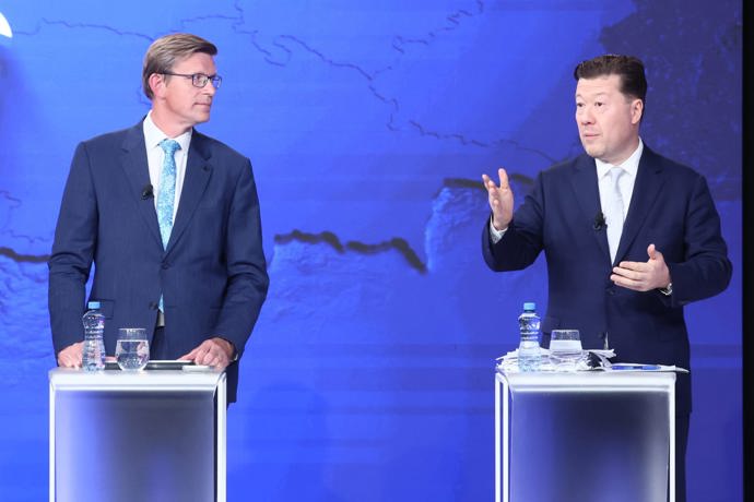 Martin Kupka a Tomio Okamura.