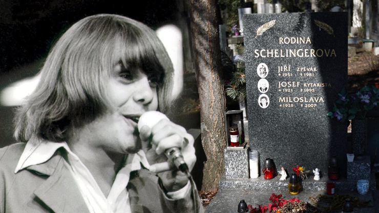 Hrůza na místě posledního odpočinku Jiřího Schelingera: Vandalové vykradli rodinný hrob 