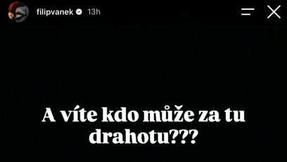 FOTO: Filip Vaněk viní z drahoty mladou generaci, která podle něj nepracuje.