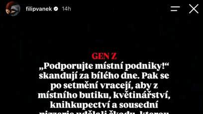 FOTO: Filip Vaněk vidí v demonstraci pouze pokrytecké skandování.
