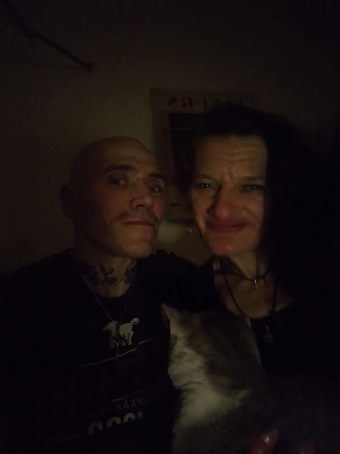 Katka Bradáčová s partnerem Davidem. 