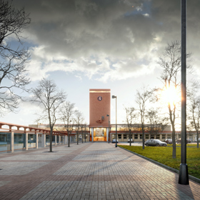 Chebské nádraží se vrací do 60. let. Architekti zachrání Dandův interiér a nahoře otevřou „maják nad Chebem“ Chebské nádraží se vrací do 60. let. Architekti zachrání Dandův interiér a nahoře otevřou „maják nad Chebem“