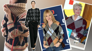 Tenhle svetřík sluší Aně Geislerové i Carmen Mayerové: Univerzitní styl není jen pro dvacítky