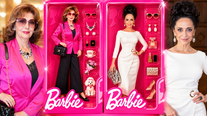 České krásky jako panenky Barbie: Pomocí AI jsme zabalili do krabice Saskii Burešovou nebo Lucii Bílou