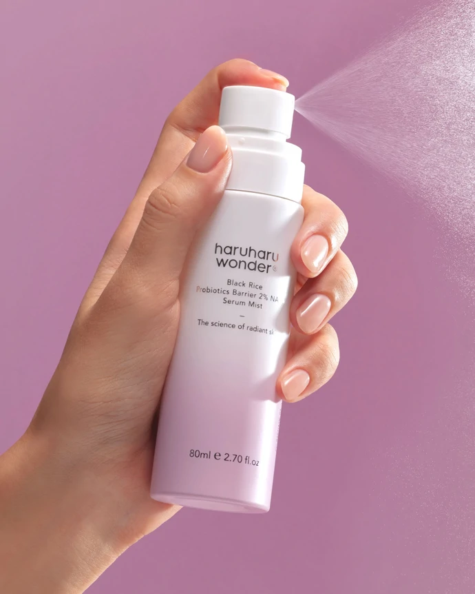 Hydratační mlha s probiotiky Haruharu Wonder, 359 Kč (80 ml), prodává Krása.cz Hydratační mlha s probiotiky Haruharu Wonder, 359 Kč (80 ml), prodává Krása.cz