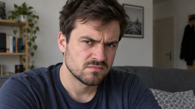 naštvaný