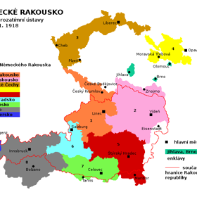Požadavky na území Německého Rakouska