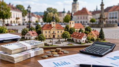 FOTO: dluhy obcí za rok 2025 byly 70,7 miliardy Kč.