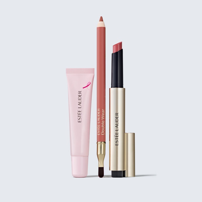 Estée Lauder Pink Horizon Lip Collection Pink Ribbon Makeup Gift Set, 45 $, prodává Estée Lauder.