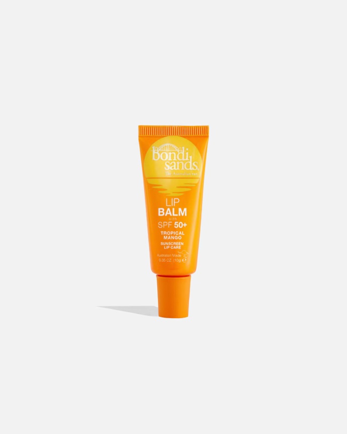 Bondi Sands Tropical Mango SPF 50+ balzám na rty, 10 g, 189 Kč, prodává Douglas.