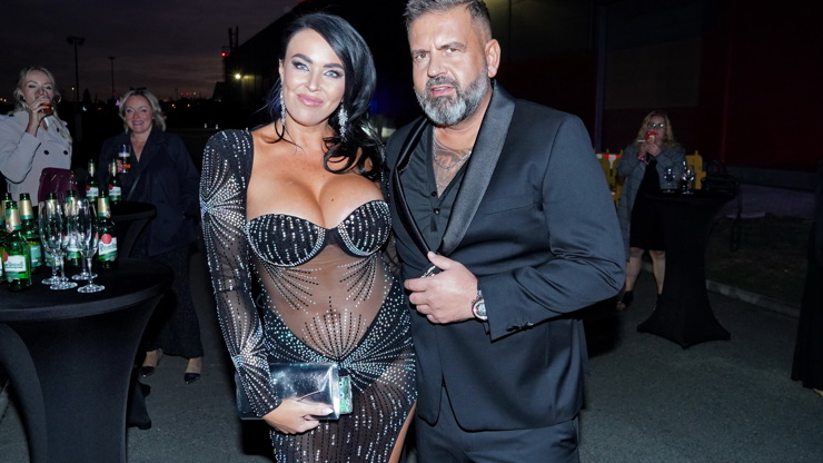 Radek Kašpárek po boku své nové partnerky Ivany. 