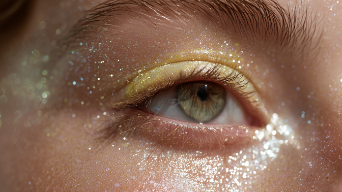 glitter makeup