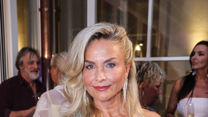 FOTO: Lenka zvolila šaty v jemném odstínu.