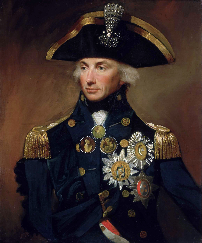 Admirál Nelson, portrét z roku 1799 Admirál Nelson, portrét z roku 1799