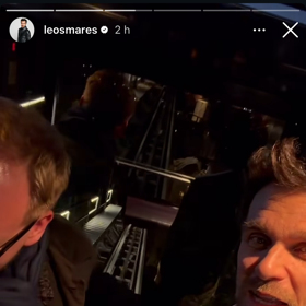 Leoš Mareš a Štěpán Kozub se svezli lanovkou.