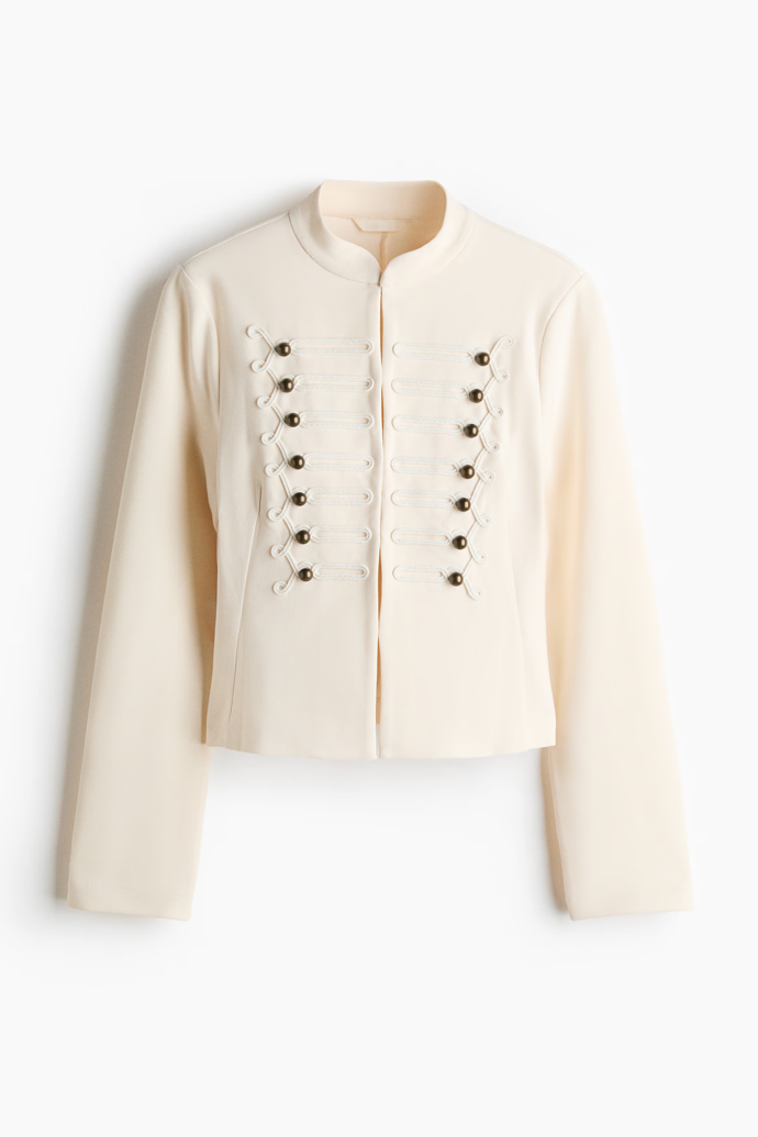 Sako z krepového žerzeje, H&M, 879 Kč