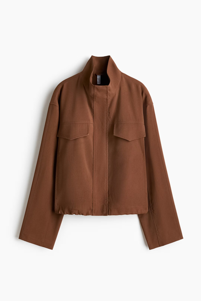Bunda s komínovým límcem, H&M, 979 Kč