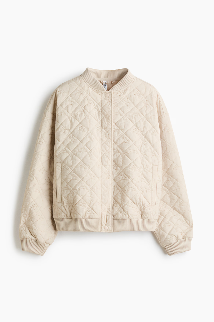 Prošívaný bomber, H&M, 1349 Kč
