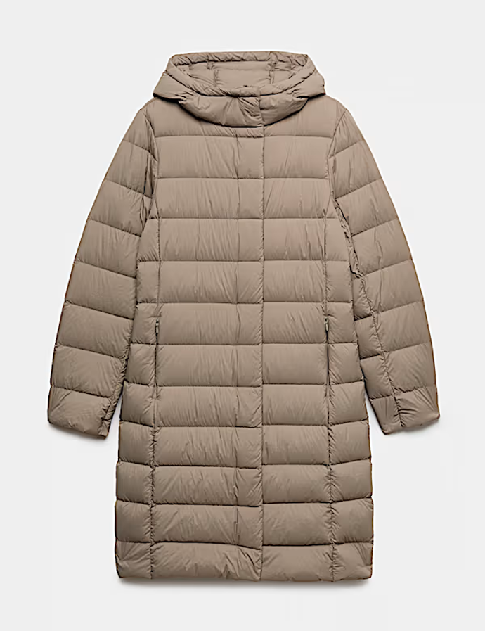 Prošívaný péřový kabát, Marks&Spencer, 3299 Kč