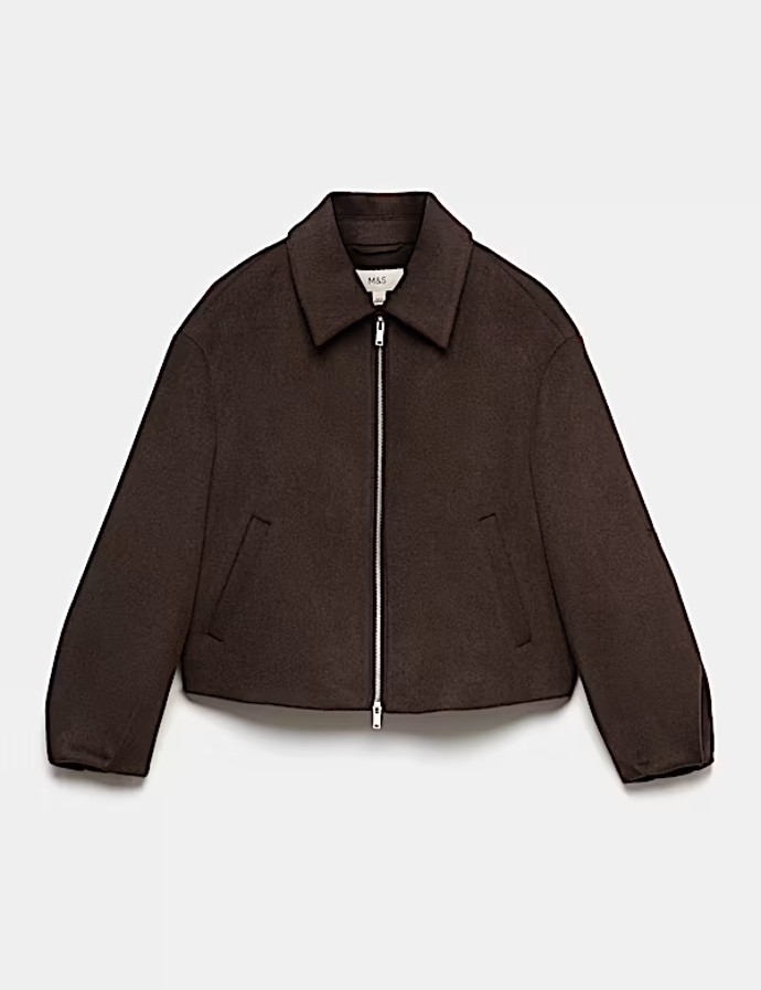 Krátká bunda typu bomber, Marks&Spencer, 1399 Kč