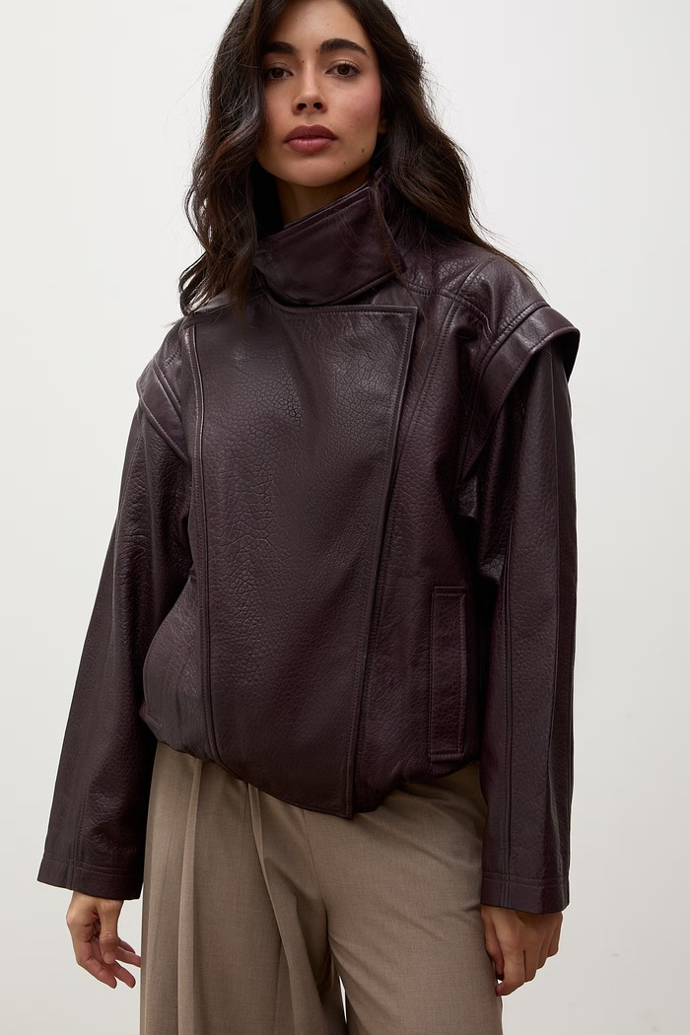 Kožená bunda, Answear.LAB, 6799 Kč